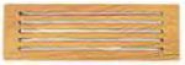Teakholz-Schutzblende 300x100 mm