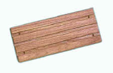 Teakholz-Fußstütze 215x82 mm
