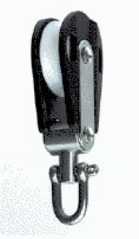 Einfachblock mit Wirbel 14mm