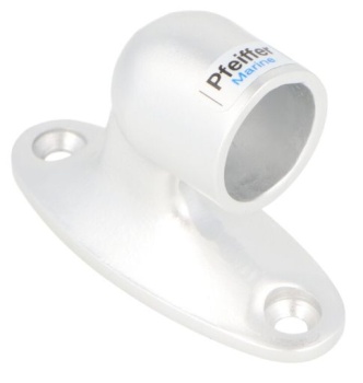 HANDLAUF ENDSTÜCK 22 MM SILBER