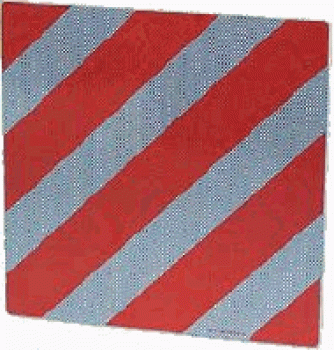 Alu-Warntafel für Italien