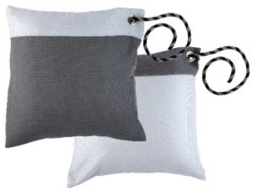 MARINE BUSINESS Kissen wasserdicht 40x40cm grau 2 Stück