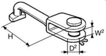 STA-LOK FORK  7mm    WIRE