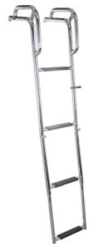 Bootsleiter zum Einhaken, L=1200mm, B=220mm, D=130mm, c
