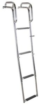 Bootsleiter zum Einhaken, L=1200mm, B=230mm, D=220mm, c