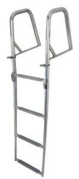 Badeleiter. L=1420mm - eingeklappt 554mm, B=390mm, D=25