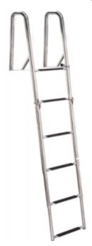 Steg-Badeleiter mit Handgriff, L=2523mm, B=363mm, D=361