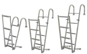 Badeleiter, ausklappbar, L=1520mm, L1=770mm, L2=770mm,