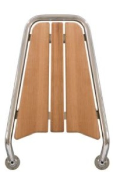 Bugplattform Classic Teak, L=700mm, B=480mm, Roh D=32mm