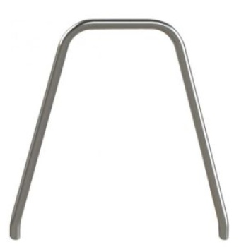 Bugkorb, 2 Teile H=500mm L=480mm, Rohr D=25mm