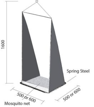 Windsack Cabin Breeze mit Moskitonetz 50x50cm