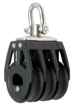 Dreischeibiger Kugellagerblock BBB60 mit Wirbel