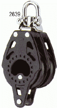 40 mm Carbo Doppelblock mit Hundsfott