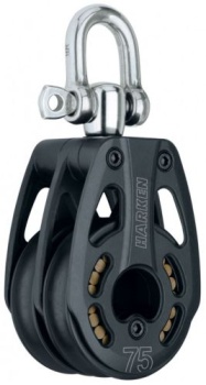 Black Magic 75 mm Air Doppelblock mit Wirbel