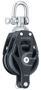 60mm Element Block, doppelt mit Wirbel und Hundsfott