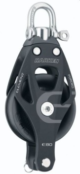 Harken Element Block 80mm Einfach/Wirbel/Hundsfott