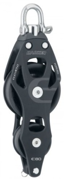 80mm Element Violinblock mit Wirbel und Hundsfott