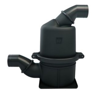 Vetus Wassersammler, schwarz,  102mm