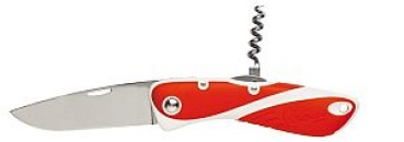 Wichard Messer Aquaterra Korkenzieher rot weiss
