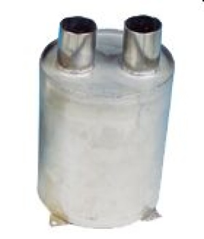 NIRO Wassersammler, Vertikal, Schlauchanschluß Ø45mm,