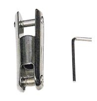 NIRO Gebogener Ankerwirbel Modell Force, Kette Ø6-8mm