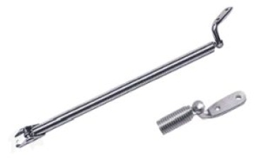 NIRO Lukenhalter mit Feder, Ø14,4mm, L=270mm