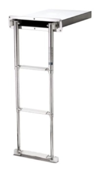 NIRO Telescopische Badeleiter in Kassette, 3-Stufen St