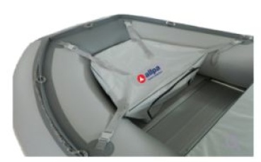 Bugtasche  Farbe: hellgrau für Bootlänge 265-330