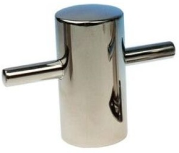 NIRO Poller Bolzenmontage M10, Ø60mm, H=120mm