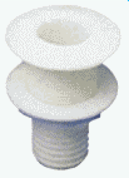 Kunststoff Borddurchlässe, 58, Abm. A=22mm, B=15mm, C=