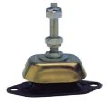 Elastische Motorlager Medium, 65° Shore, Stift M16, Ab
