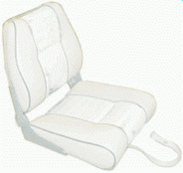 Klappstuhl Modell Coach weiss