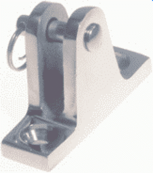 NIRO Verdeckbeschlag, schräges Modell, Fuß 22x51mm