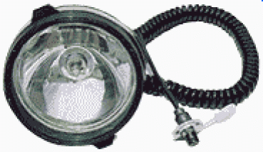 Handsuchscheinwerfer, Halogen,12V55W, Gummi Gehäuse, S