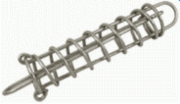 NIRO Ruckdämpfer, Ø5mm, A=260mm, B=50mm