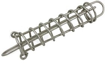 NIRO Ruckdämpfer, Ø6mm, A=380mm, B=62mm