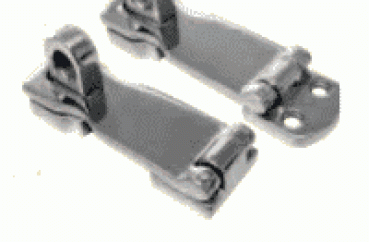 NIRO Scharnier für Hängeschloß, A=90mm, B=25mm, C=9mm