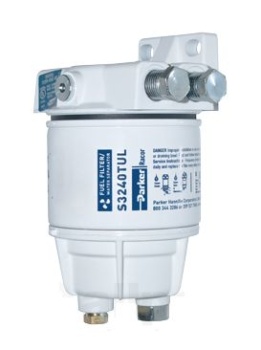 Racor Spin-On Filter mit Wasserseparatoren und Klarsich