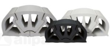 PVC Scheuerleiste, B = 125mm, Weiß (min. um 12m)