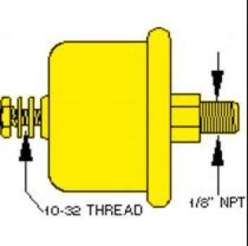 Öldruckgeber Dual Station 80Psi (5,5 Bar), 18 NPTF (SW