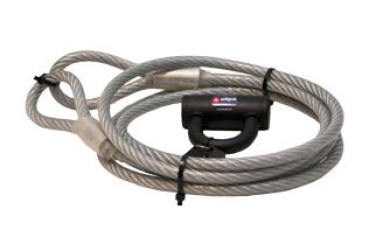 Plastifizierte Anti-Diebstahl-Kabel mit Schloß - L=5m