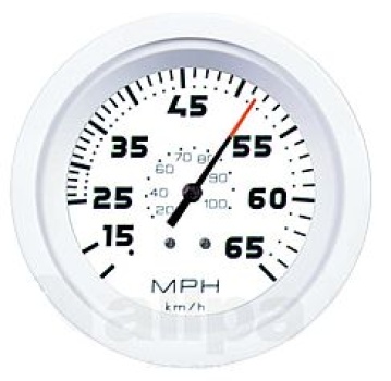 allpa White Domed Öldruckanzeiger 80Psi (SW)