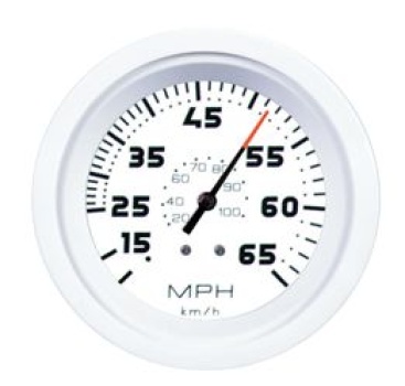 allpa White Domed Öldruckanzeiger 100Psi (SW)
