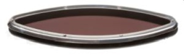 Festes Bullauge NIRO 127x400mm