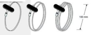 Antal Dyneema Snap Loop, Type Triple, Ø=4mm, L=700mm, A
