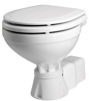 Johnson Pump AquaT Silent-Electric Toilette, 12V  13A,