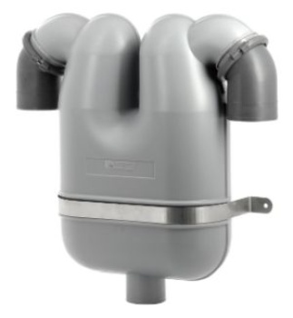 VETUS Aufpuffgas-Separator 75mm