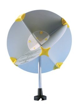 Aluminium Halterung Radarreflektor navy Star für Motor