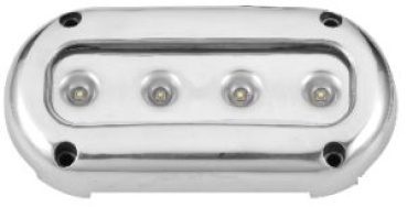 LED Unterwasserbeleuchtung, Aufbau, 10-30V10W, LED 4x3
