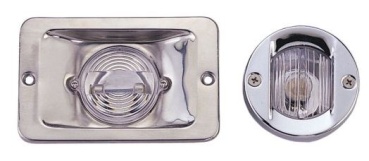 LED-Hecklaterne, Rund, 8-30V  1W, 135º, LED 1x 1W, NIR